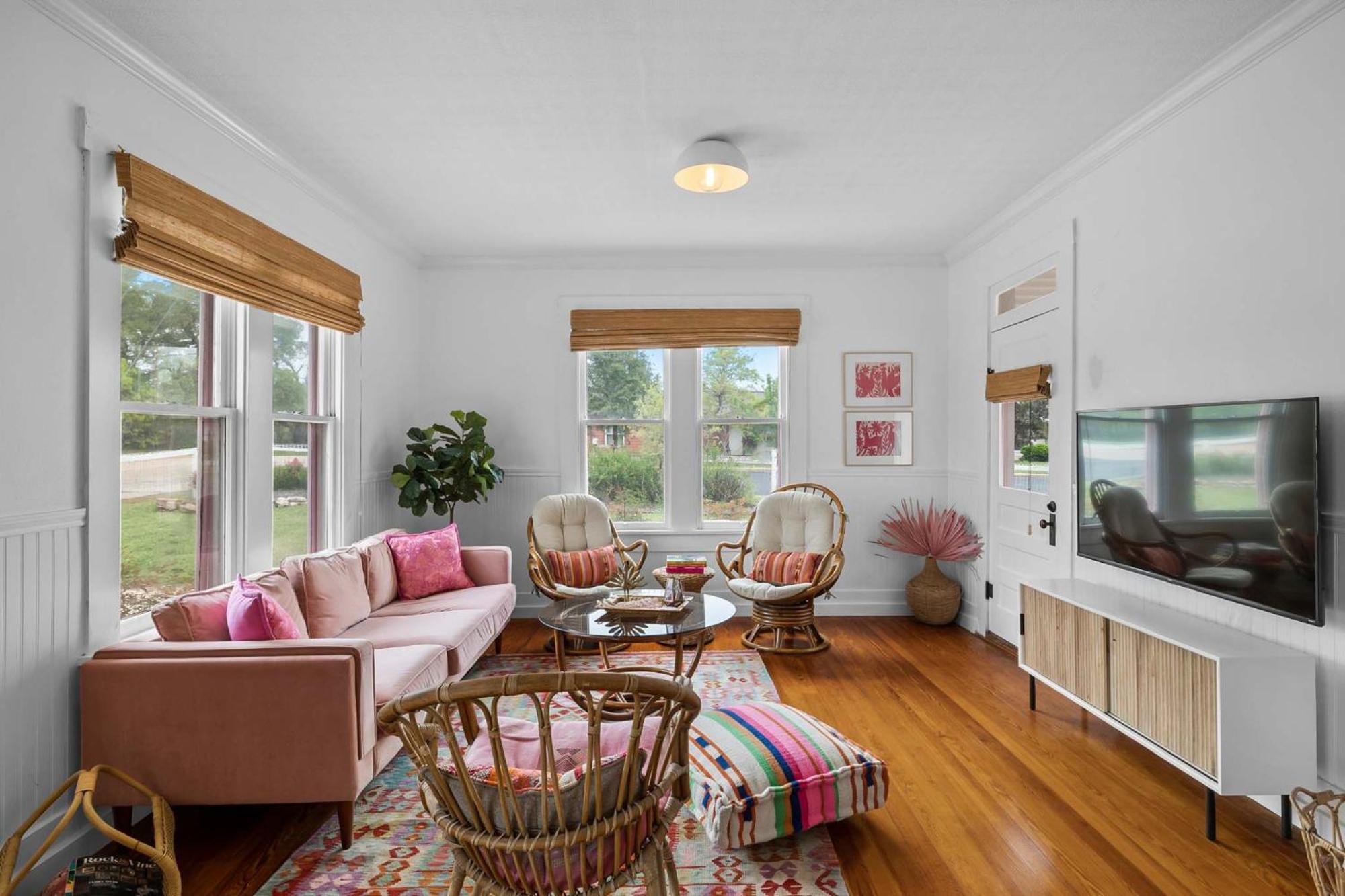 Villa Pink Duchess - Mins To Main Hot Tub & Fire Pit Fredericksburg Exterior foto